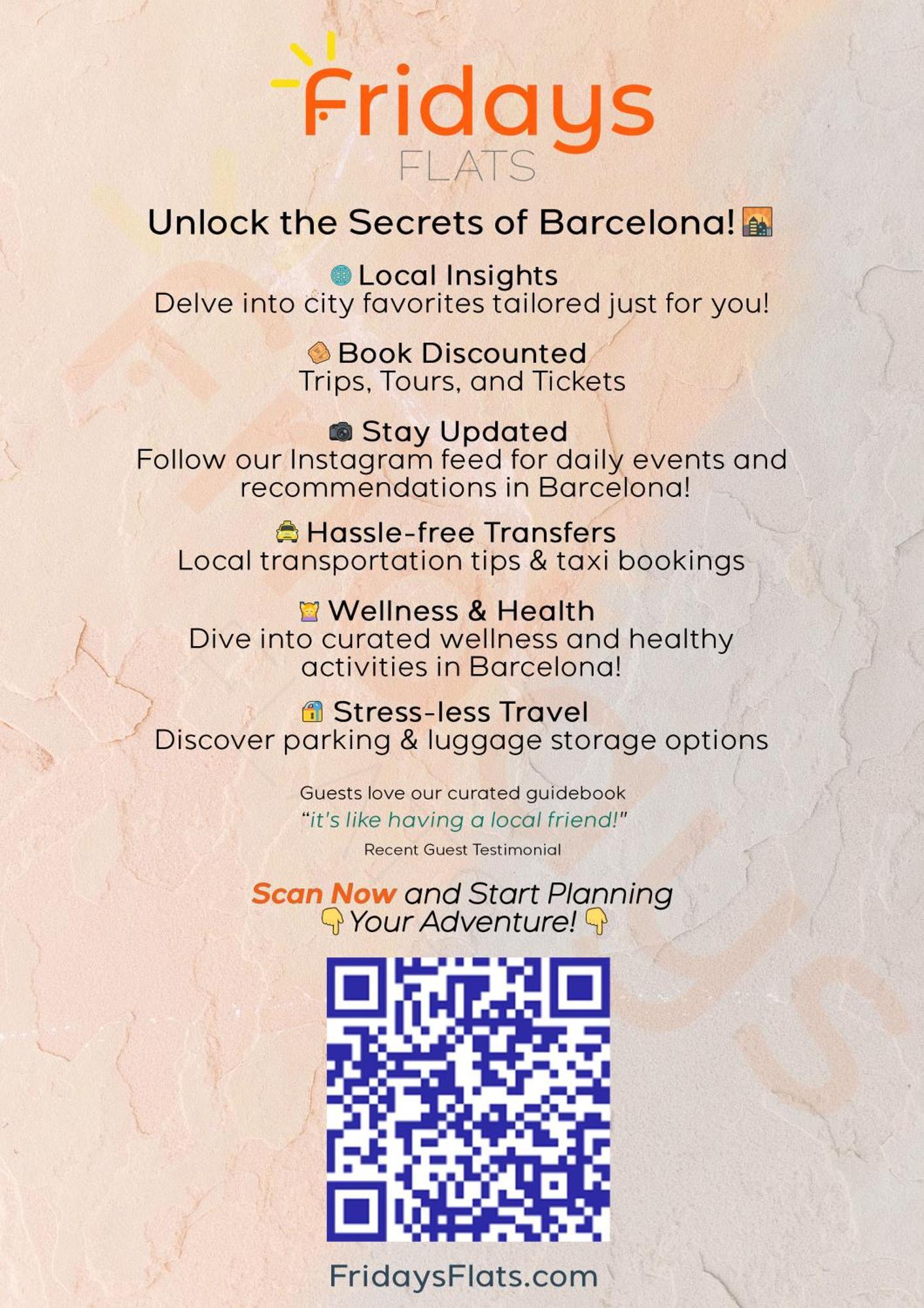 Quiet, Vibrant 2 Bedroom In Pedestrian Eixample Barcellona